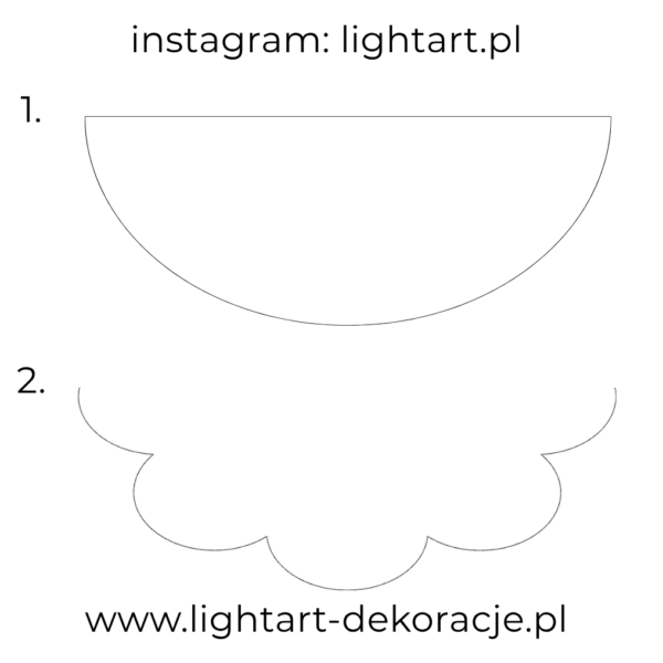 Dywan pod ścianki balonowe - biały