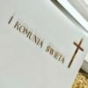 Elegancki Krzyż dekoracyjny na Chrzest i Komunię