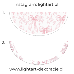 Dywan pod ścianki balonowe - róż