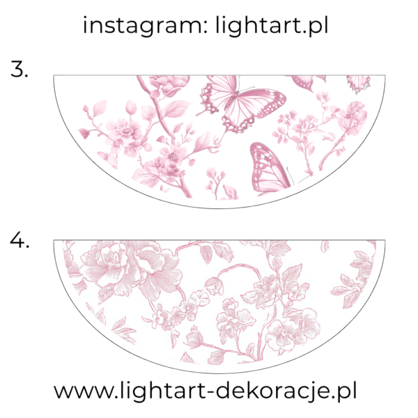 Dywan pod ścianki balonowe - róż