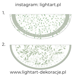 Dywan pod ścianki balonowe - Komunia 2