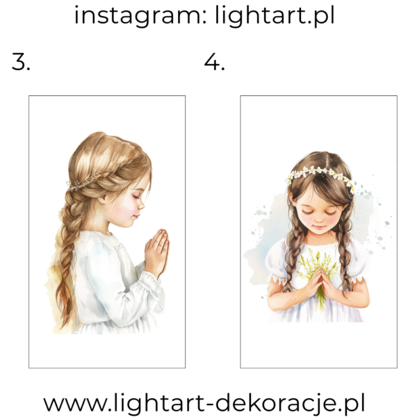 Naklejka Wielkoformatowa - Komunia Święta