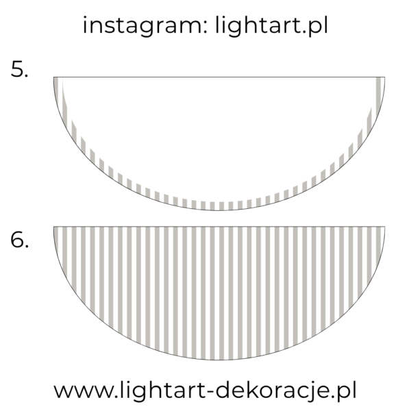 Dywan pod ścianki balonowe - wzór paski