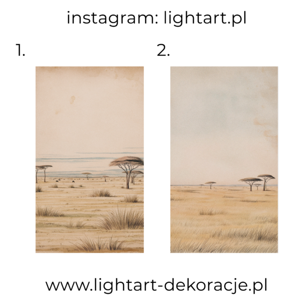 Naklejka Wielkoformatowa – safari