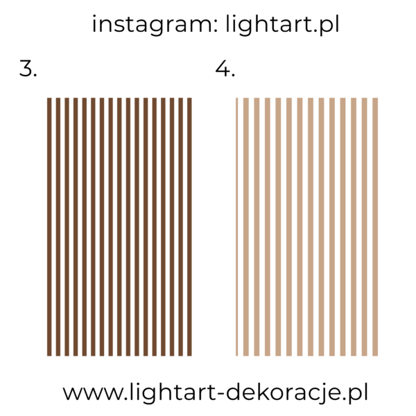 Naklejka Wielkoformatowa – paski beż