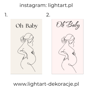 Naklejka Wielkoformatowa – Baby Shower