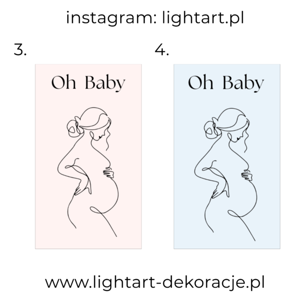 Naklejka Wielkoformatowa – Baby Shower Naklejka Wielkoformatowa – Baby Shower
