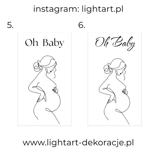 Naklejka Wielkoformatowa – Baby Shower Naklejka Wielkoformatowa – Baby Shower