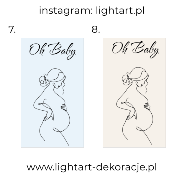 Naklejka Wielkoformatowa – Baby Shower Naklejka Wielkoformatowa – Baby Shower