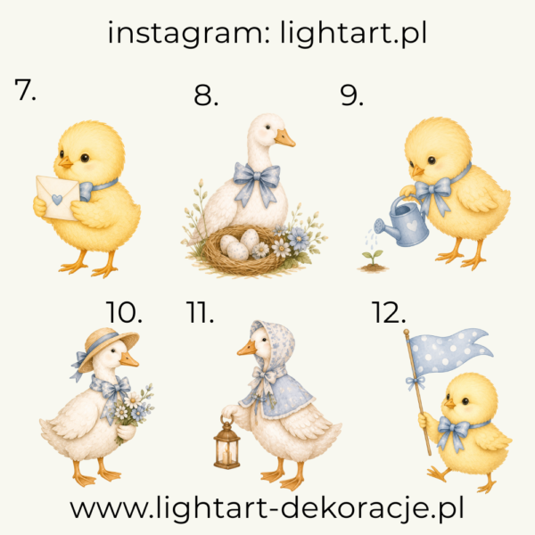 Figurki Gęś - wzór 2