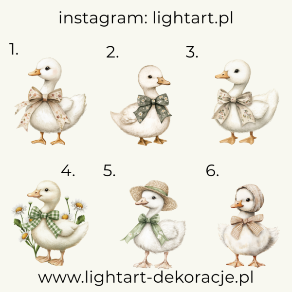 Figurki Gęś - wzór 3