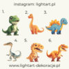 Figurki Dinozaury - wzór 2