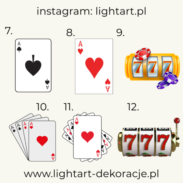Figurki Casino – wzór 1
