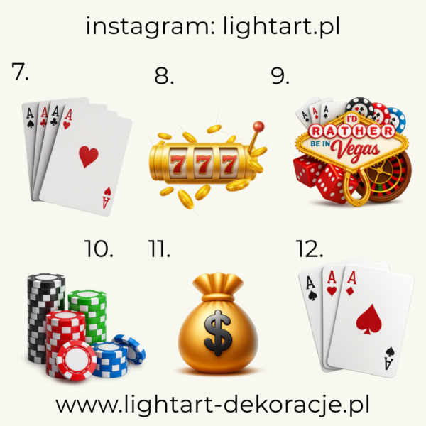 Figurki Casino – wzór 2