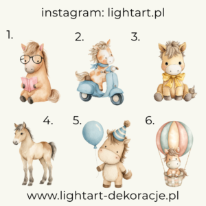 Figurki Koń - wzór 1 Figurki Koń - wzór 1
