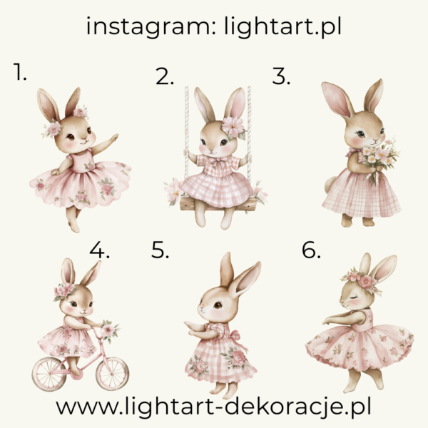 Figurki Królik – wzór 7