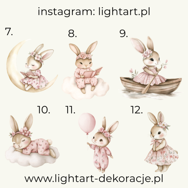 Figurki Królik – wzór 7