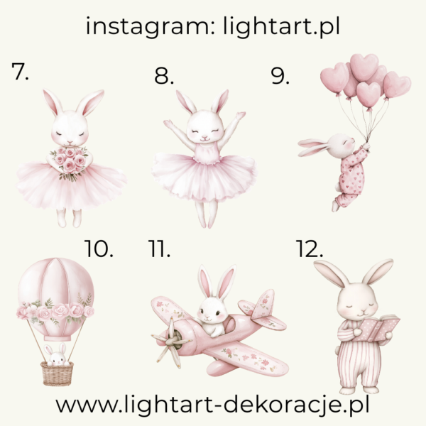 Figurki Królik – wzór 8