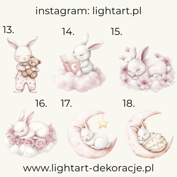 Figurki Królik – wzór 8