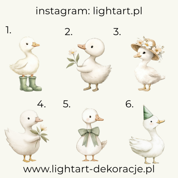 Figurki Gęś - wzór 4