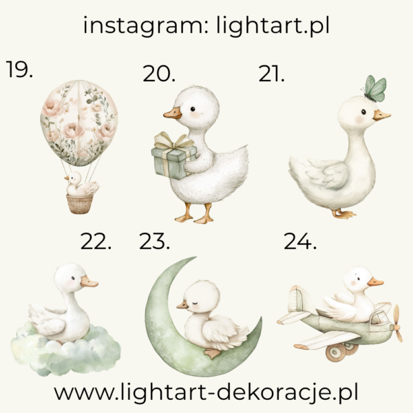 Figurki Gęś - wzór 4