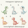 Figurki Dinozaury - wzór 4