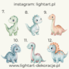 Figurki Dinozaury - wzór 4