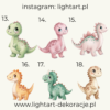 Figurki Dinozaury - wzór 4