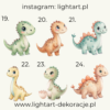 Figurki Dinozaury - wzór 4