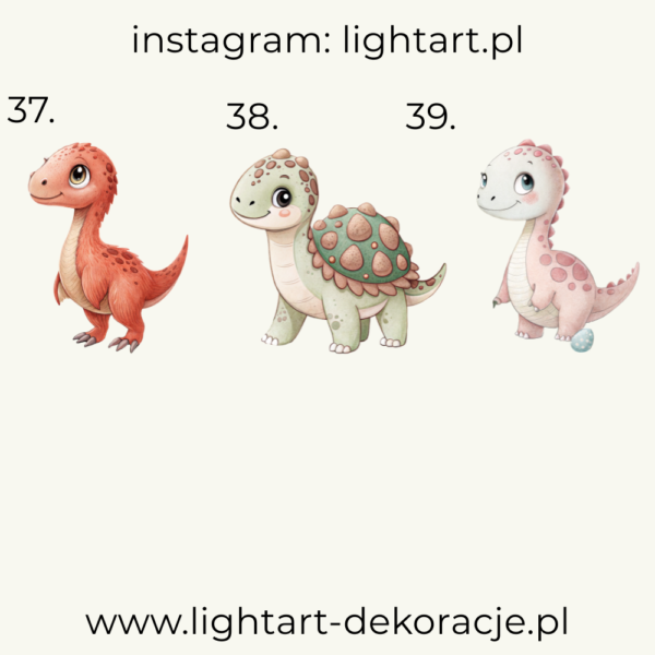 Figurki Dinozaury - wzór 4