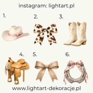 Figurki Western - wzór 3