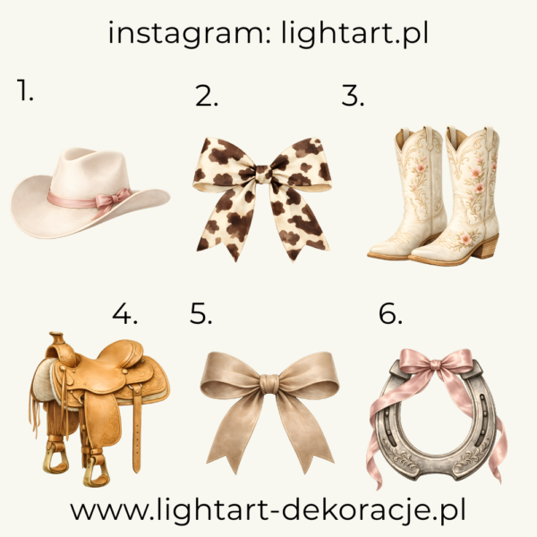 Figurki Western - wzór 3