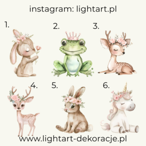 Figurki Zwierzęta - wzór 1
