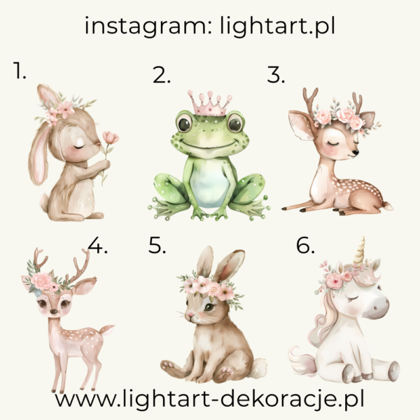 Figurki Zwierzęta - wzór 1 Figurki Zwierzęta - wzór 1
