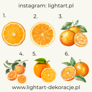 Figurki Pomarańcza Aperol