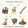Figurki Motyw Las – wzór 4
