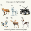 Figurki Motyw Las – wzór 4