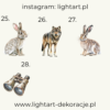 Figurki Motyw Las – wzór 4