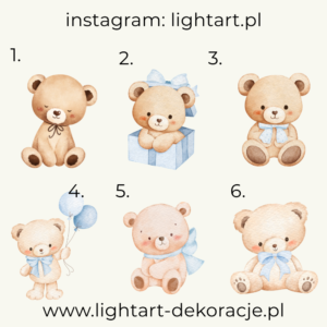 Figurki Misie – wzór 22