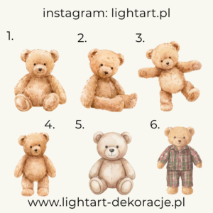 Figurki Misie – wzór 23